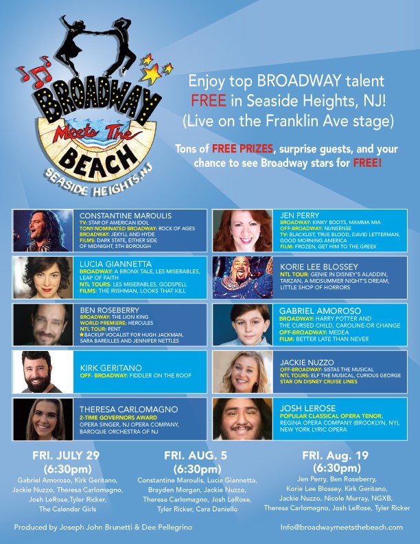 Broadway Meets the Beach Seaside Heights New Jersey Official Tourism